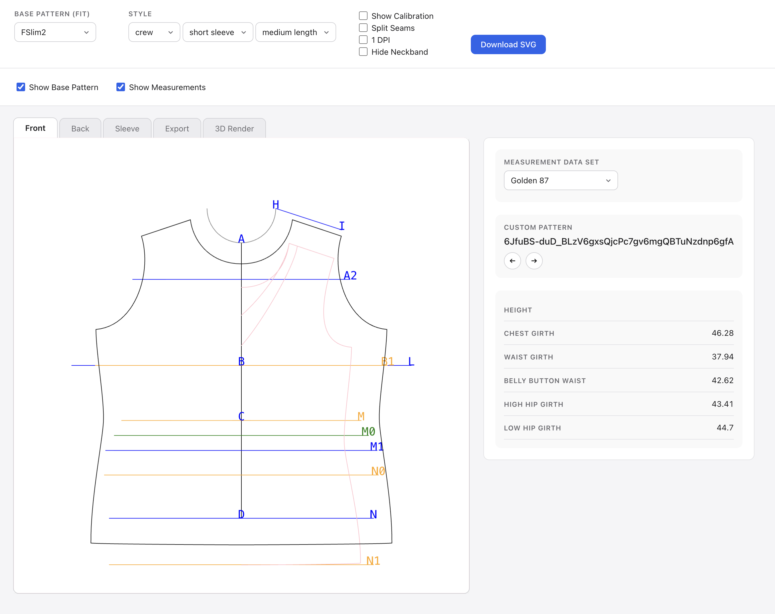 Pattern generation tool 2